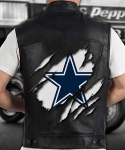 Dallas Cowboys Men's Leather Jacket