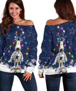 Dallas Cowboys Off Shoulder Sweaters