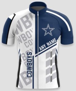 Dallas Cowboys Raglan Men's Cycling Jersey SHORT